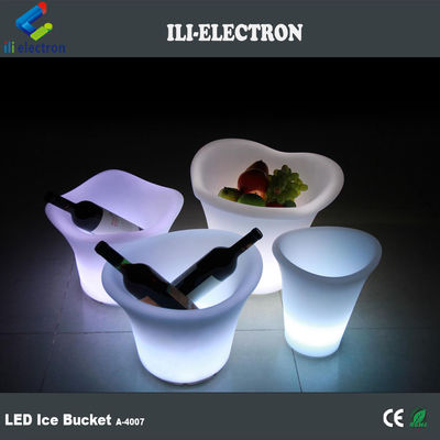 ถังน้ําแข็ง Led พลาสติกที่สามารถชาร์จใหม่ได้ กันน้ําไร้สาย พกพาภายนอกสําหรับพรรค