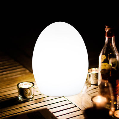 ห้องนอน LED ไข่ โต๊ะโคมไฟ USB สามารถชาร์จใหม่ได้ ด้วยแบตเตอรี่ลิตยูม