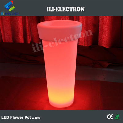ไฮบอยแสง LED กระถางดอกไม้เทียมที่มี 16 สีเปลี่ยนด้วยรีโมทคอนโทรล