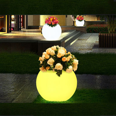 เครื่องปลูกดอกไม้ Led พลาสติกที่สามารถชาร์จใหม่ได้