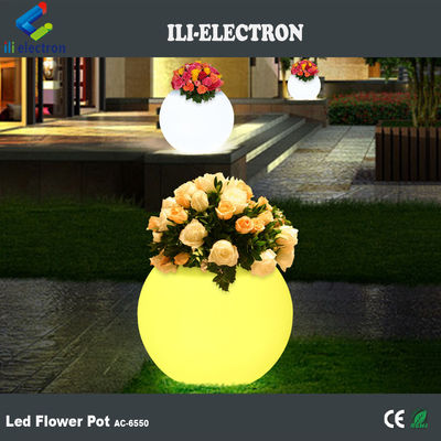 เครื่องปลูกดอกไม้ Led พลาสติกที่สามารถชาร์จใหม่ได้