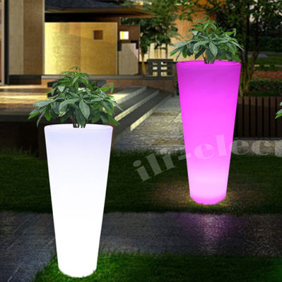 ไม้ดอกไม้พลาสติก LED สูงกลม