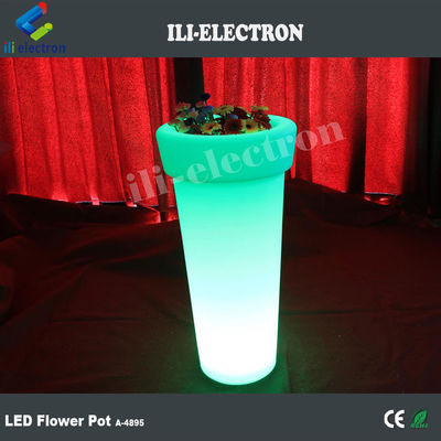 ไม้ดอกไม้พลาสติก LED สูงกลม