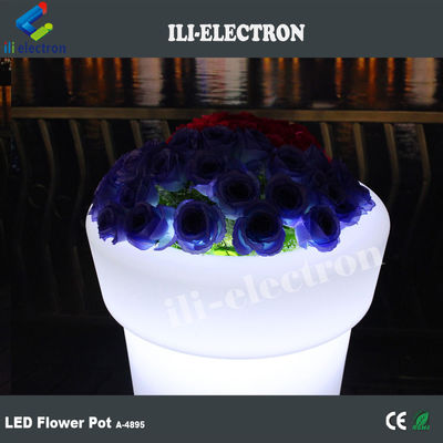 ไม้ดอกไม้พลาสติก LED สูงกลม