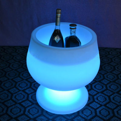 ไวน์ พลาสติก LED กล่องน้ําแข็ง แสงสว่าง สามารถชาร์จใหม่ได้ สําหรับกลางแจ้ง