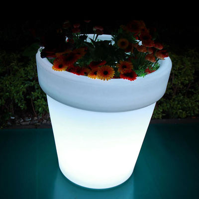 เครื่องปลูกแสง LED ที่ใช้ชาร์จใหม่ เครื่องปลูกแสงกลางแจ้งกลมเปลี่ยนสี
