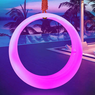 โรงแรม โมเดิร์น PE พลาสติก LED ชาร์จใหม่ LED swing