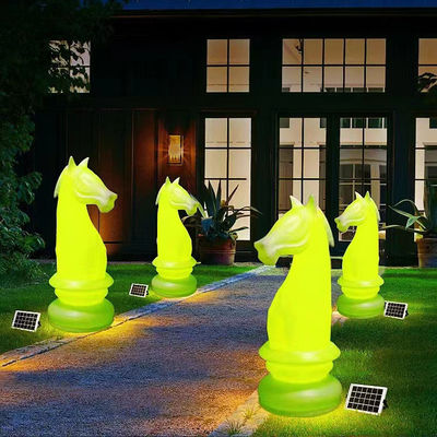 แสงสวนสีเปลี่ยนรูปร่าง แสง Led พลาสติกที่สามารถชาร์จได้
