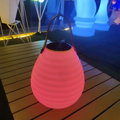 ดรัปน้ําทรงพกพาไฟฟ้า LED 3500K สําหรับสวนกลางแจ้ง