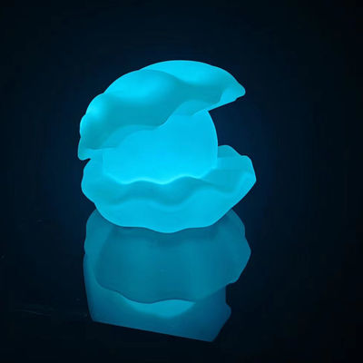 16 สีที่เปลี่ยนแสงกลางคืนไร้สาย RGB LED ไฟเปลือกทะเล