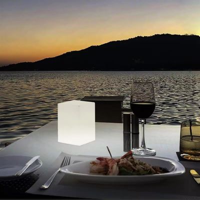 6 นิ้ว LED Cube ไฟกลางคืน สีสัน USB ชาร์จ กันน้ํา