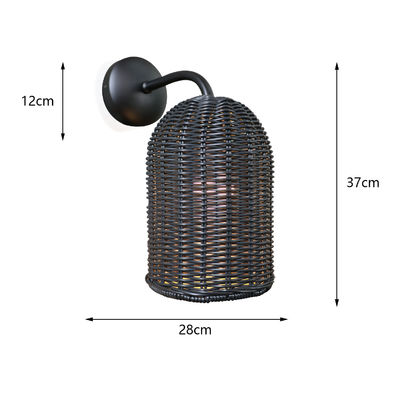 กลางแจ้ง กันน้ํา ลานลาน โรงแรม ผนัง Sconce Lamp ผนังภายใน