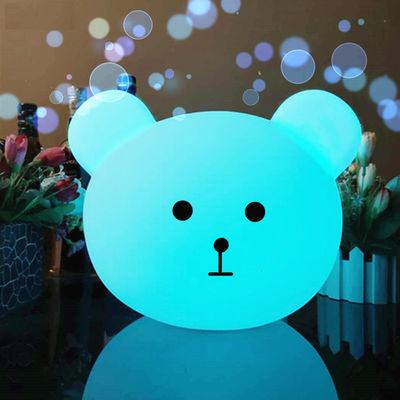 มินิน่ารักเด็กหมีเด็กเด็กตกแต่งภายในห้อง พกพา LED ไฟกลางคืนหลอด