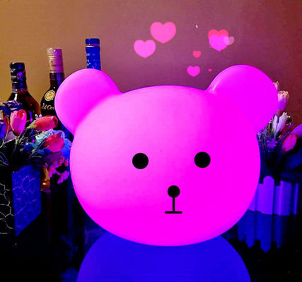 มินิน่ารักเด็กหมีเด็กเด็กตกแต่งภายในห้อง พกพา LED ไฟกลางคืนหลอด