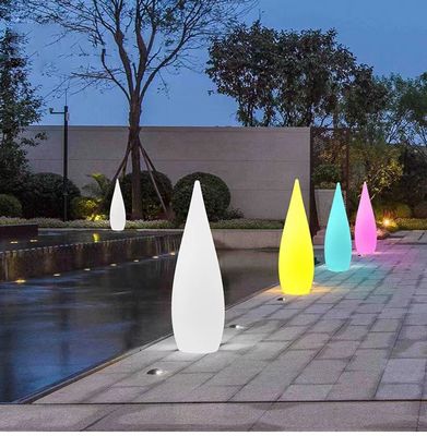 พลาสติกแสงสว่าง LED โคมไฟพื้น สําหรับตกแต่งสวนกลางแจ้ง