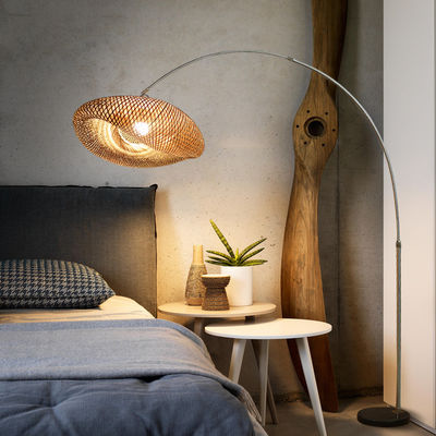 คุณภาพดีที่สุด เครื่องประดับโมเดิร์น โลหะยืน LED stand reading lamp สร้างสรรค์ Fishing floor lamp