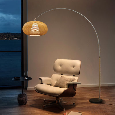 คุณภาพดีที่สุด เครื่องประดับโมเดิร์น โลหะยืน LED stand reading lamp สร้างสรรค์ Fishing floor lamp