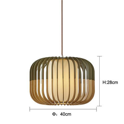 Nodic Rattan Pendant Light Chandelier Switch Control สําหรับตกแต่งบ้าน