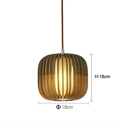 Nodic Rattan Pendant Light Chandelier Switch Control สําหรับตกแต่งบ้าน
