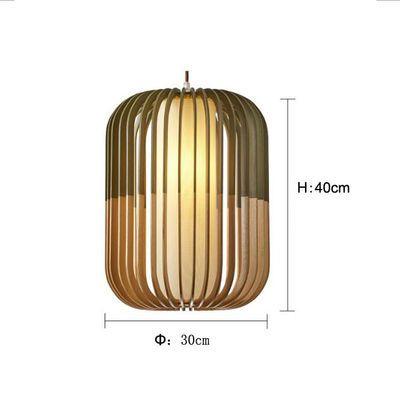 Nodic Rattan Pendant Light Chandelier Switch Control สําหรับตกแต่งบ้าน
