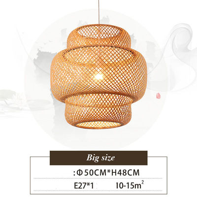 3500K วงกลมไม้ยางผสมแสง LED วงกลมแสง Rattan OEM ODM