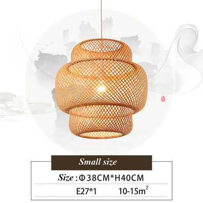3500K วงกลมไม้ยางผสมแสง LED วงกลมแสง Rattan OEM ODM