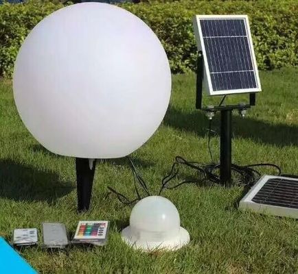 แบตเตอรี่พลังแสงอาทิตย์ 1000 mAh 1.2 w Pin Solar Power Sphere สําหรับสวน