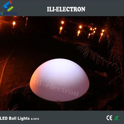 PE พลาสติก LED ไฟครึ่งกลม สามารถชาร์จใหม่ได้ สําหรับตกแต่งคริสต์มาส