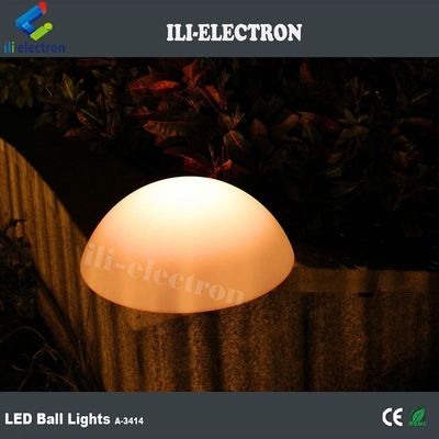 PE พลาสติก LED ไฟครึ่งกลม สามารถชาร์จใหม่ได้ สําหรับตกแต่งคริสต์มาส