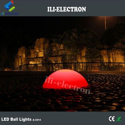 PE พลาสติก LED ไฟครึ่งกลม สามารถชาร์จใหม่ได้ สําหรับตกแต่งคริสต์มาส
