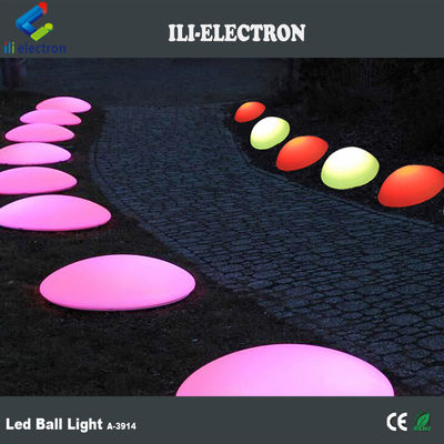PE พลาสติก LED ไฟครึ่งกลม สามารถชาร์จใหม่ได้ สําหรับตกแต่งคริสต์มาส