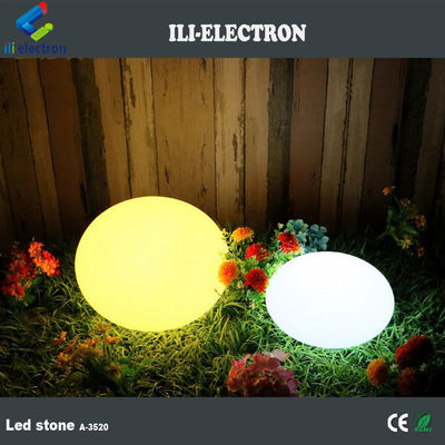 16 สีเปลี่ยนพลาสติก LED แสงสว่างหิน