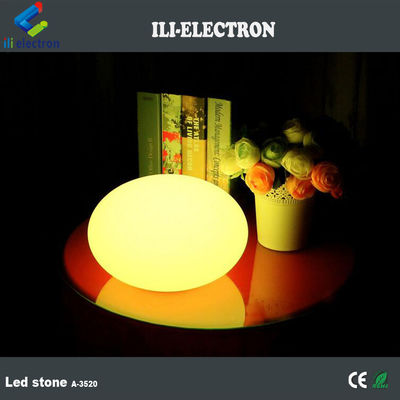 16 สีเปลี่ยนพลาสติก LED แสงสว่างหิน