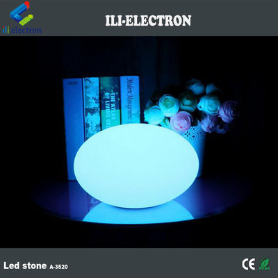 16 สีเปลี่ยนพลาสติก LED แสงสว่างหิน