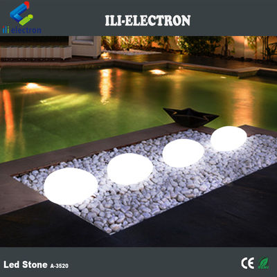 16 สีเปลี่ยนพลาสติก LED แสงสว่างหิน