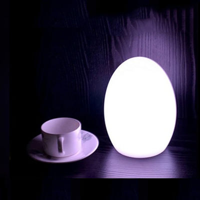 3500K ไฟ LED รูปไข่ที่สามารถชาร์จใหม่ได้ วัสดุพลาสติกสําหรับเด็กของขวัญ
