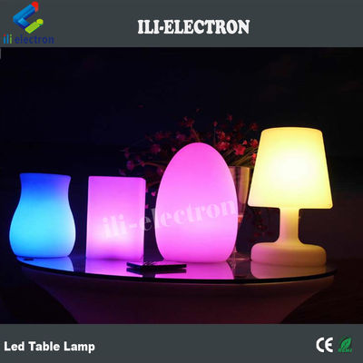 เครื่องตกแต่งโต๊ะโรงแรม พลาสติก LED ไฟหลอดไข่
