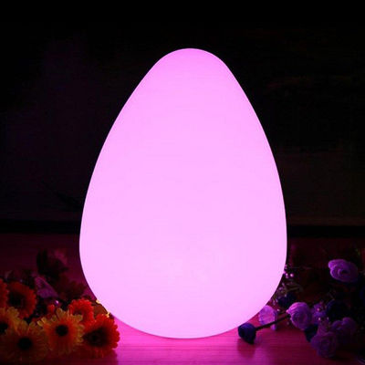 พลาสติกภายนอกรูปไข่ ไฟ LED 4400mah ด้วยสไตล์น้ําตก