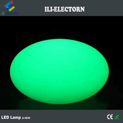 แสงสว่าง พลาสติกฟานตาสติก ชาร์จได้ LED กลมโอวาล เฟอร์นิเจอร์บาร์บอลตกแต่ง