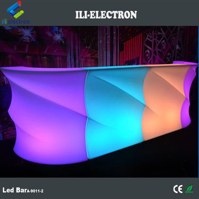 โต๊ะบาร์แบบคลื่น LED / ตารางบาร์ LED / ตารางบาร์ LED ขายดี