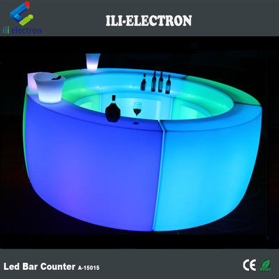 สายการค้าแสง LED Bar Counter PE วัสดุพลาสติก 16 สีเปลี่ยน