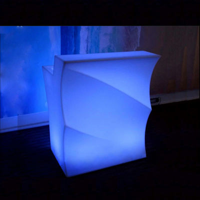 โต๊ะบาร์ Led พกพาพลาสติกที่สามารถชาร์จได้
