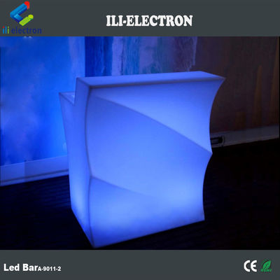 รูปแบบคลื่น แสงสว่าง LED บาร์คอนเตอร์, กลางแจ้ง Light Up Bar Table กันน้ํา