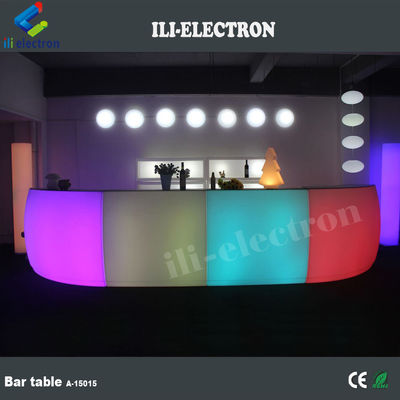 กลม สีสัน ส่องแสง LED Bar Counter ไฟสว่าง CE Certified