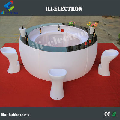 โต๊ะบาร์ LED ร้านอาหารโมเดิร์นพลาสติกพาณิชย์ CE ROHS UL