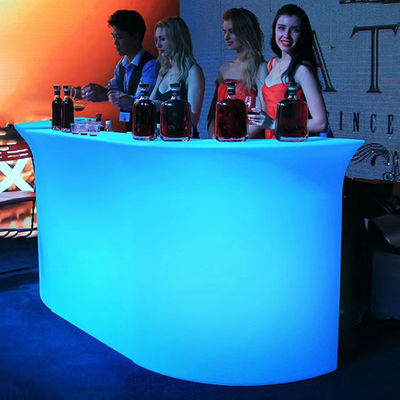 บาร์ LED คอนเตอร์ที่ทันสมัย สลอน / ร้านอาหารพลาสติก Led ที่สว่าง