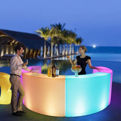 ปรับปรุง LED Round Bar Counter ไฟสว่าง IP65 กันน้ํา