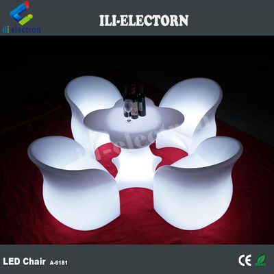 เฟอร์นิเจอร์แสง LED นําเสนอตารางเหล้าดอกไม้