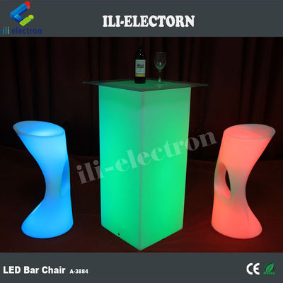โต๊ะเฟอร์นิเจอร์ไฟฟ้า LED RGB ที่ทันสมัย พร้อมแบตเตอรี่ลิตยู