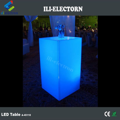 โต๊ะเฟอร์นิเจอร์ไฟฟ้า LED RGB ที่ทันสมัย พร้อมแบตเตอรี่ลิตยู